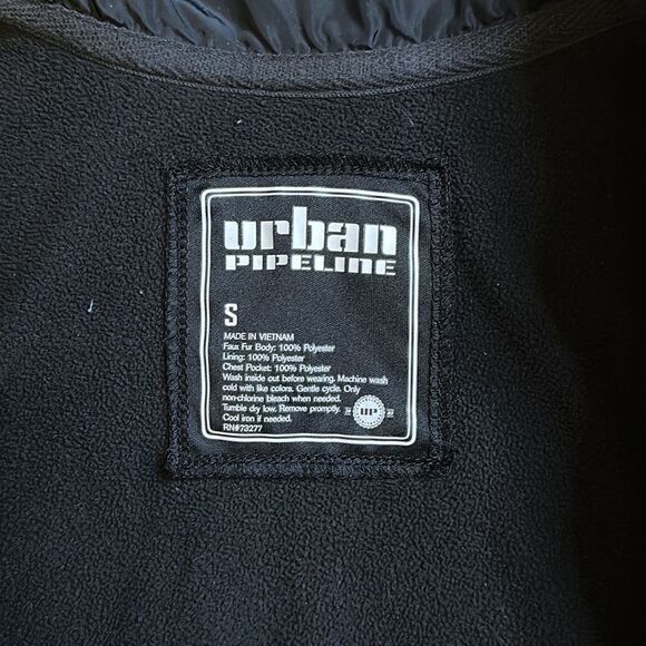 Urban Pipeline Jacket Size 8 Green Camo Full zip Fleece lined Sherpa - Picture 3 of 6